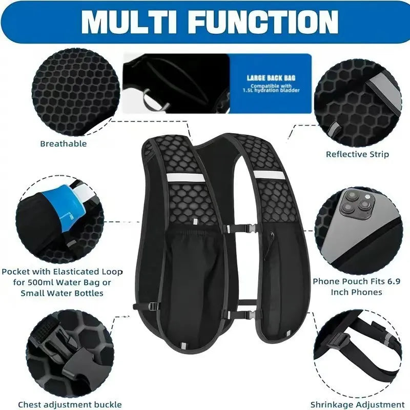 Running Hydration Vest for Women and Men