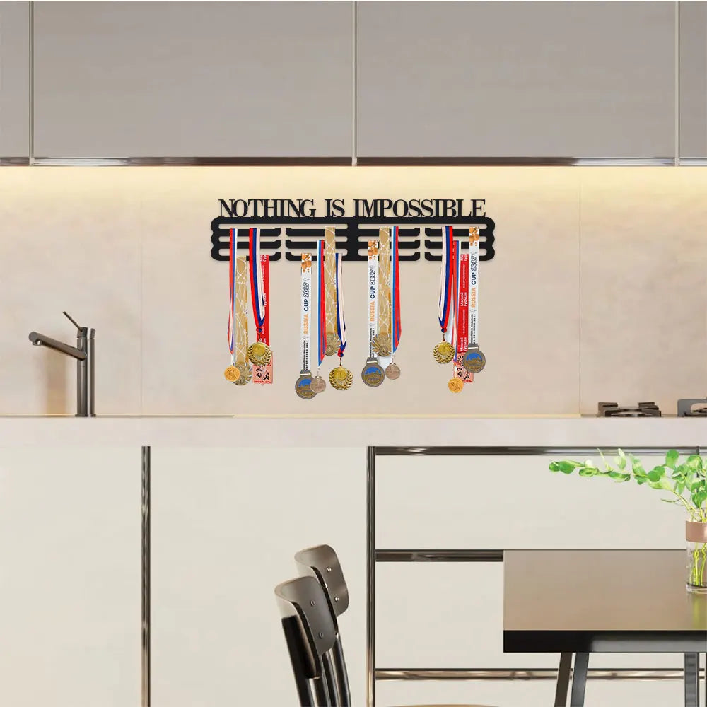 Medal Hanger Display Rack Frame – Stainless Steel Medal Holder for Sports