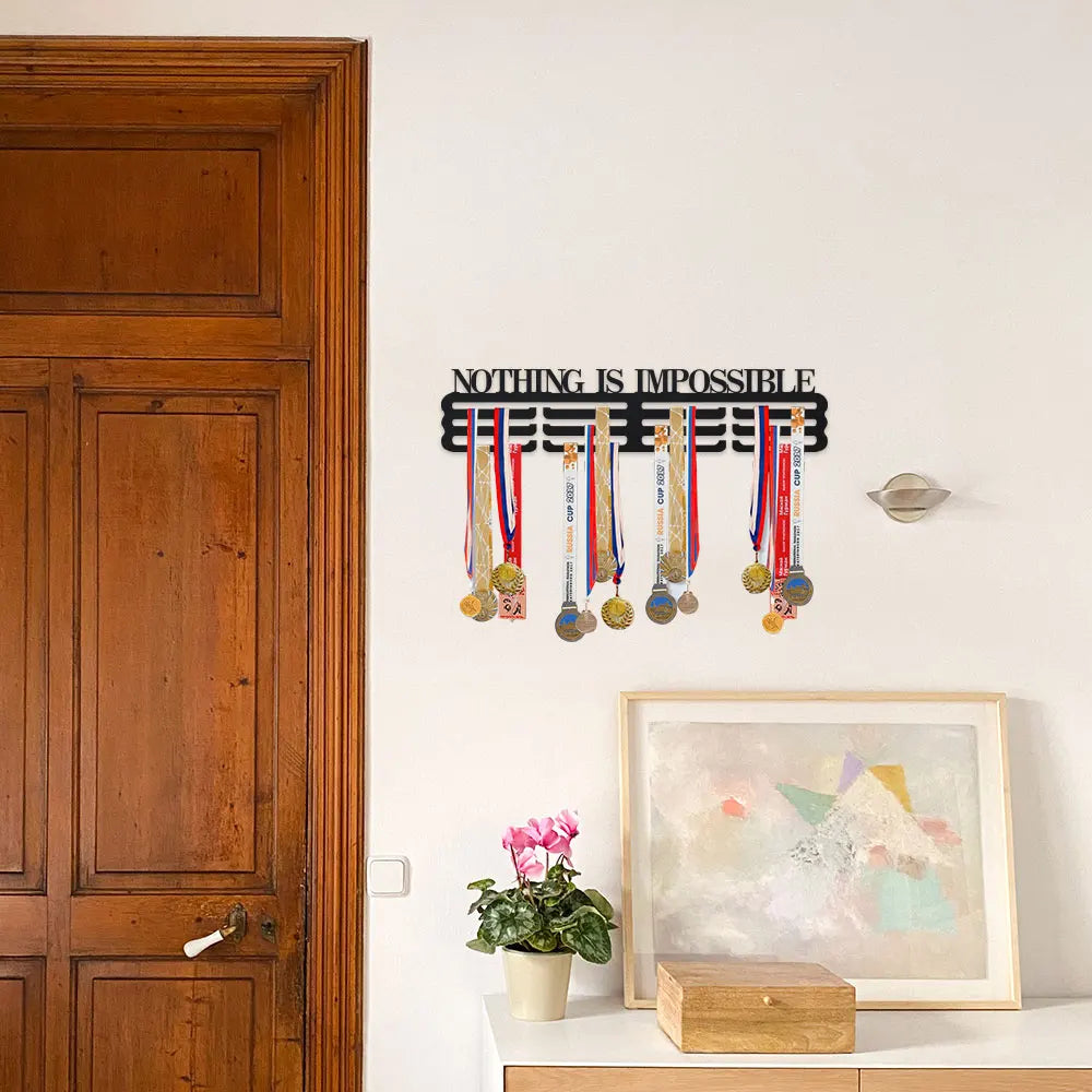 Medal Hanger Display Rack Frame – Stainless Steel Medal Holder for Sports